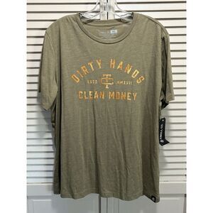 Troll Co. Short Sleeve Soft T-Shirt Size‎ XL "Dirty Hands Clean Money" Logo